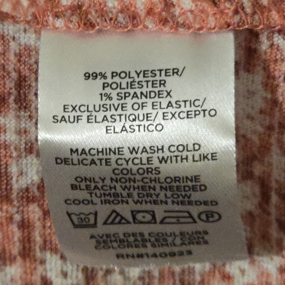 LOFT Peach Floral Blouse - Picture 4 of 4